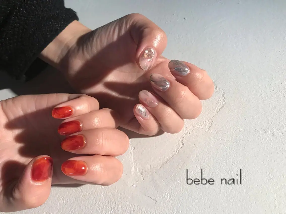 ネイル ニュアンスネイル 春ネイル Ann nailのネイルデザイン