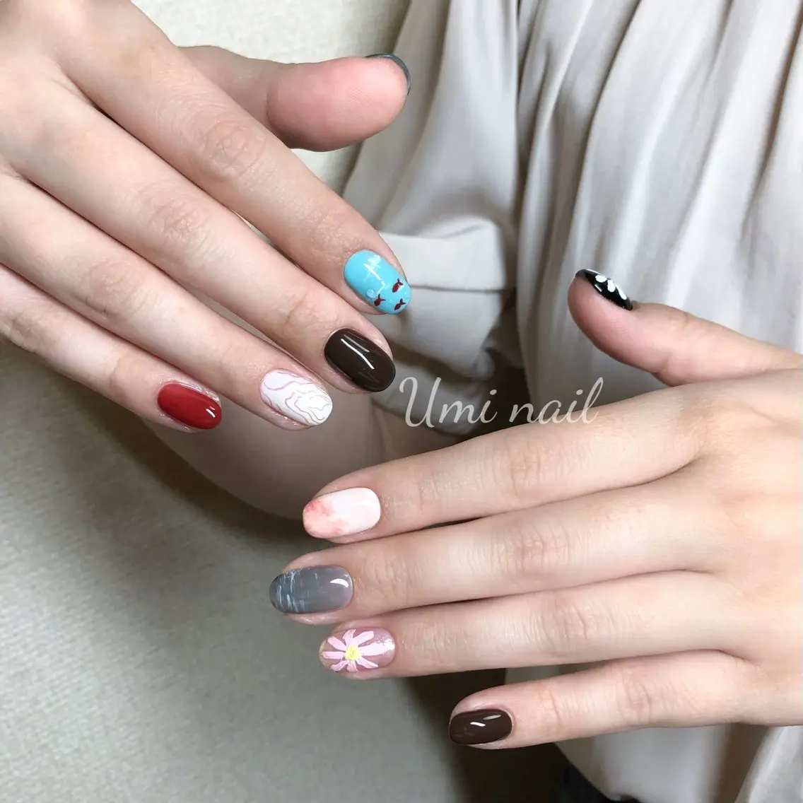 ネイル 日暮里 Umi Nailのネイルデザイン