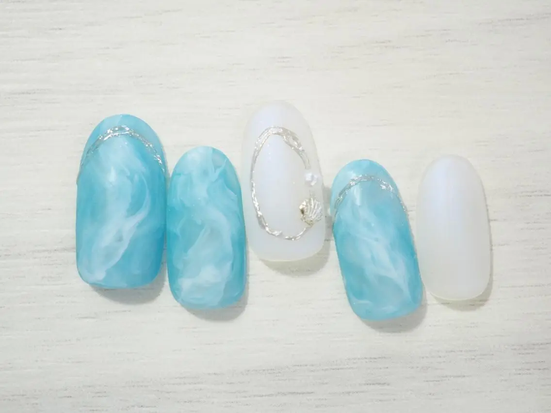 ネイル ハンドネイル トップネイリスト Ribbon立川店のネイルデザイン