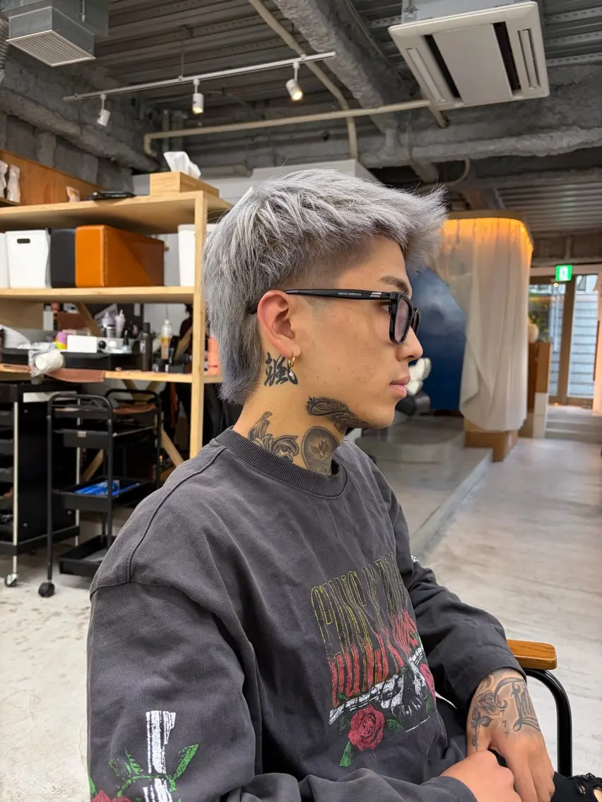 カラー ヘアカラー 星 西宮のヘアスタイル