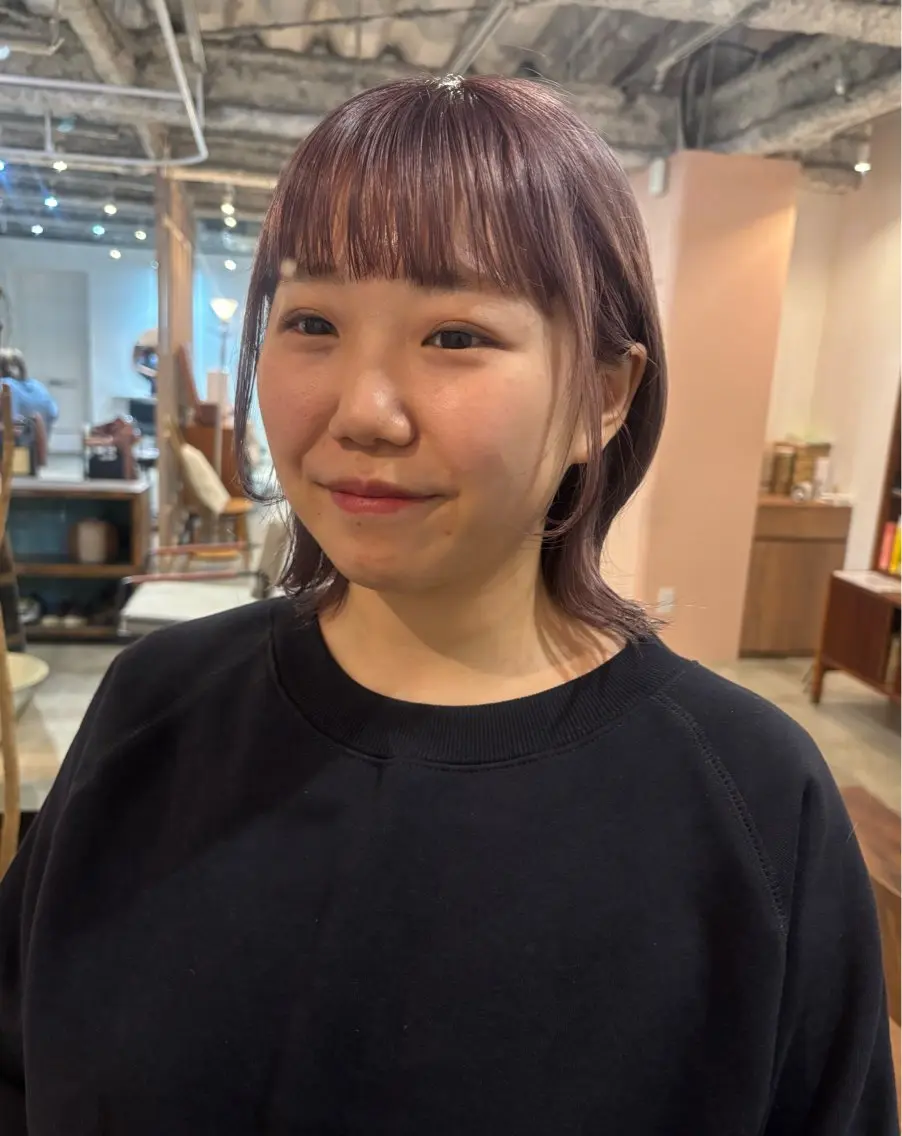 ショート カラー ヘアカラー トリートメント Hayashi Shioriのヘアスタイル