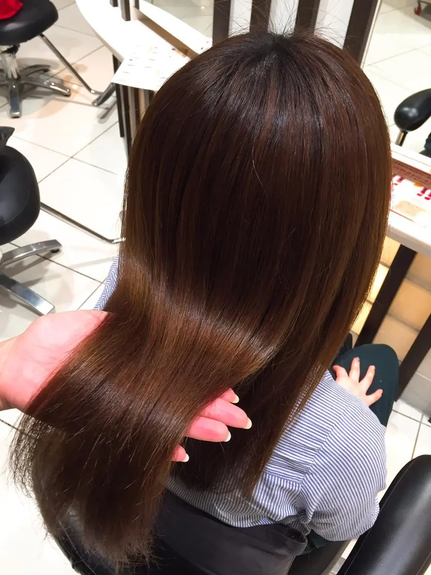 髪質改善ストレートの写真