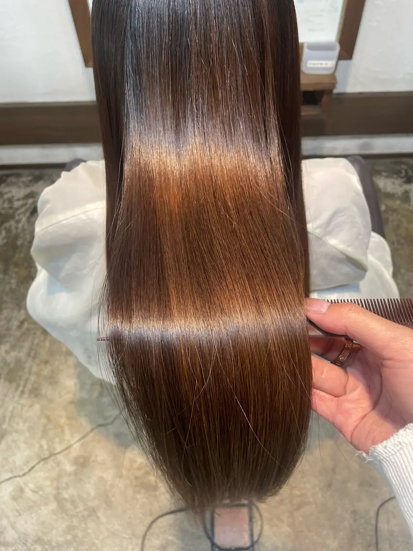 ロング カラー トリートメント Joliefille 高石店　かすみのヘアスタイル