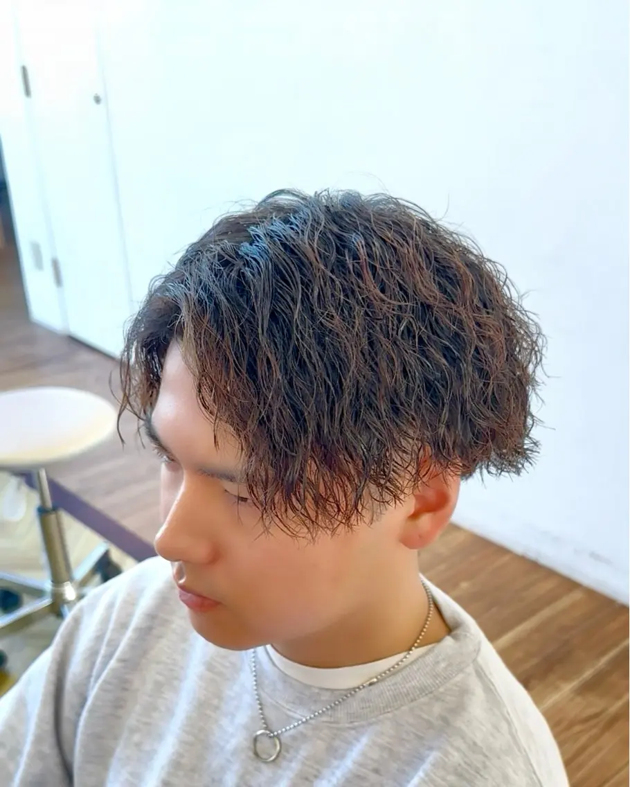 パーマ メンズ メンズパーマ ☆★メンズ特化★☆ 川地由麿のヘアスタイル