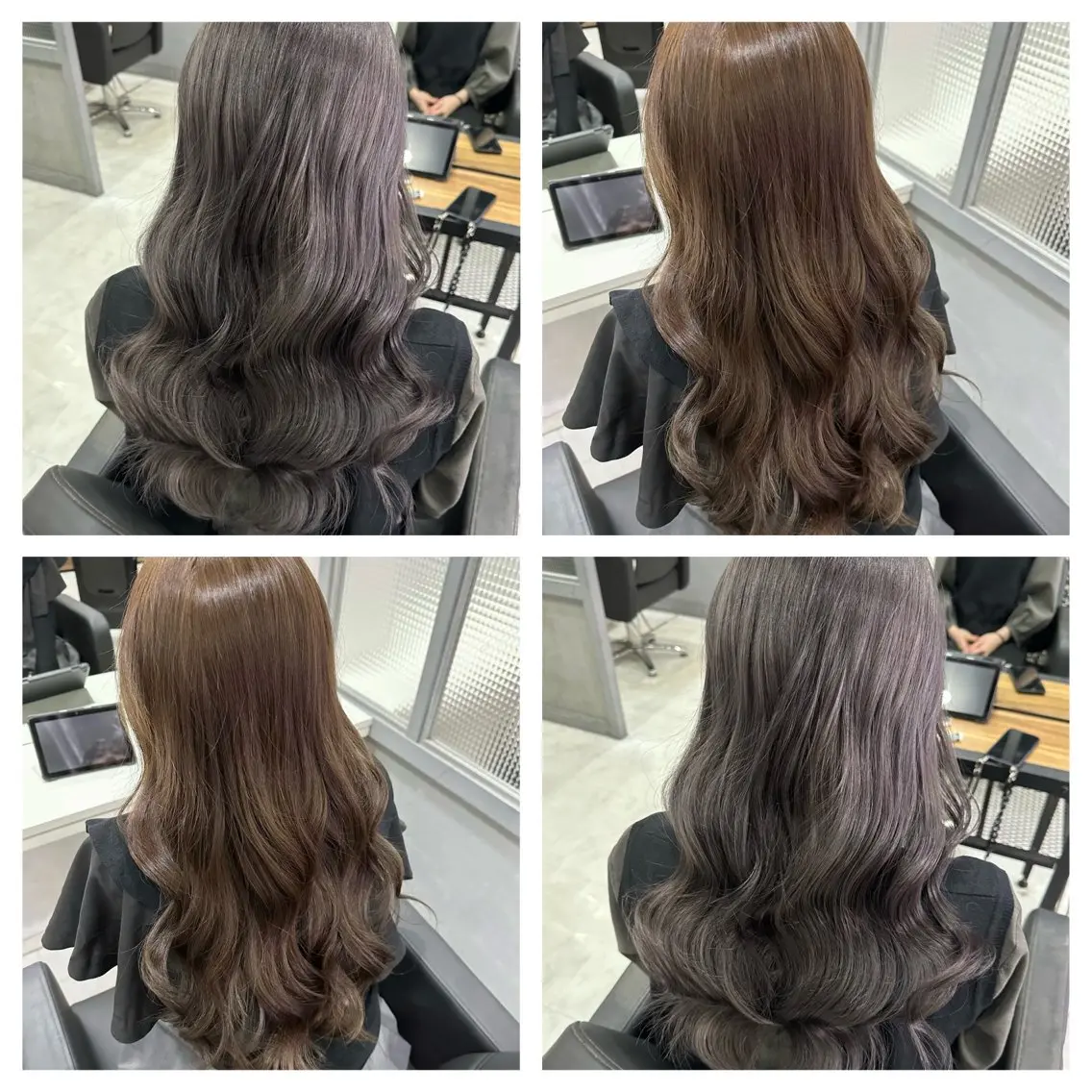 セミロング カラー 透明感カラー 🎀推し活ヘアー🎀 Yuuna🐰💖のヘアスタイル
