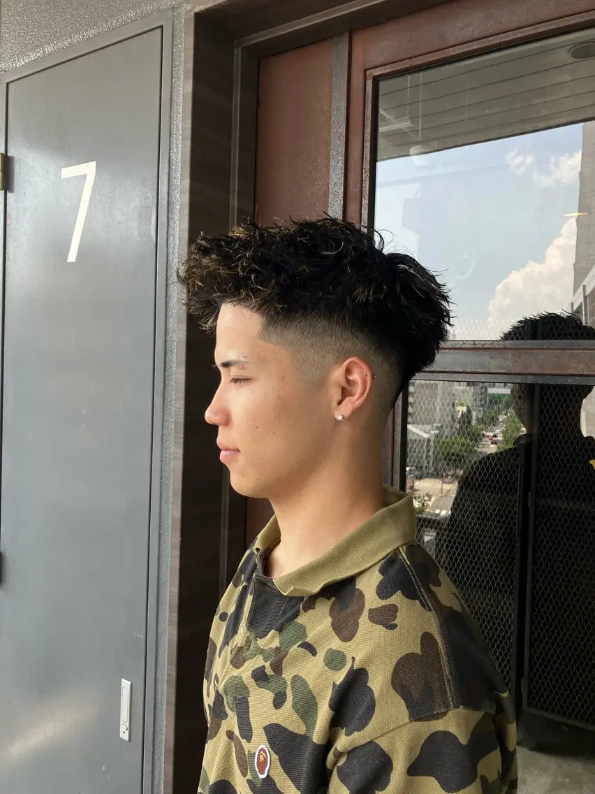 ショート メンズ カット パーマ Watarai Yuukiのヘアスタイル