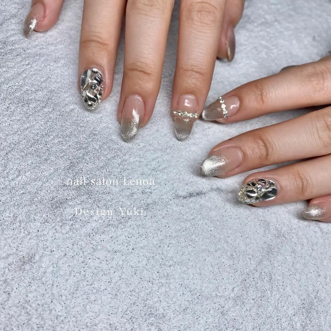 ネイル ハンドネイル Tielu Yukiのネイルデザイン