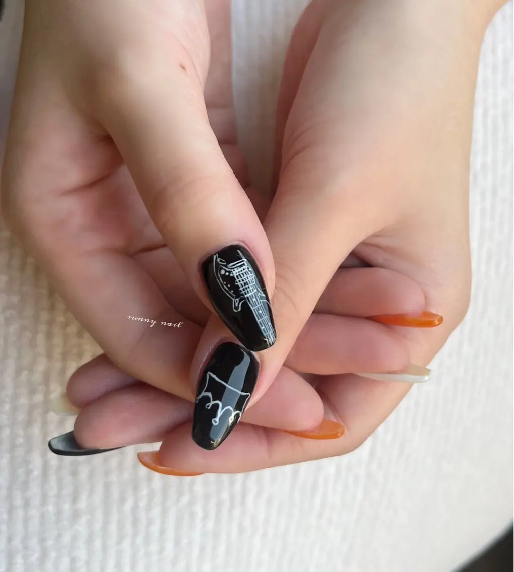 ネイル カジュアル ジェルネイル パラジェル sunny nailのネイルデザイン