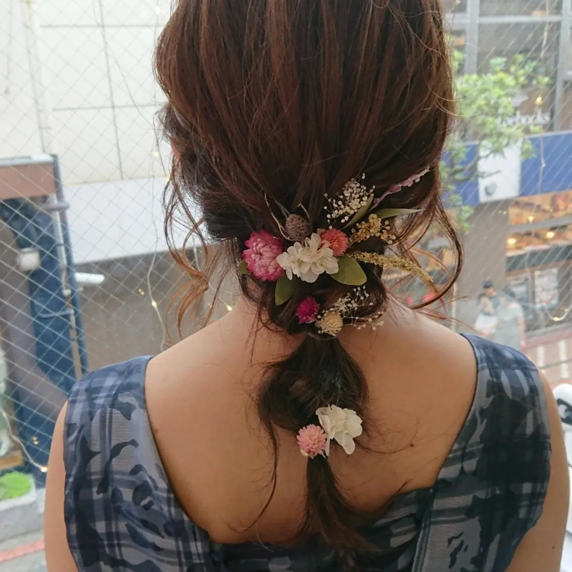 セミロング ヘアアレンジ ナカシマ  アユミのヘアスタイル