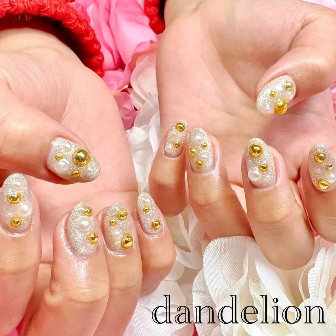 ネイル ハンドネイル ハンドケア dandelion ダンデライオンのネイルデザイン