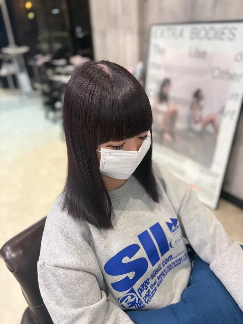ミディアム カラー ブリーチカラー shizukiのヘアスタイル