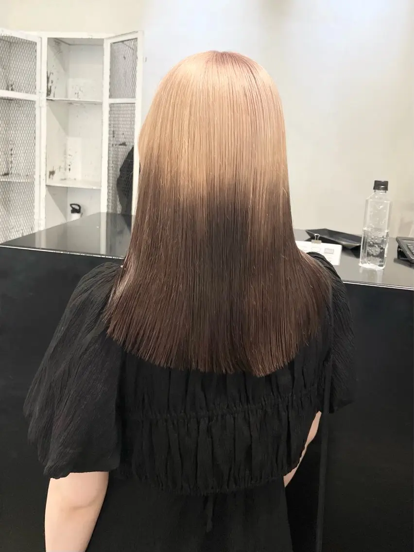 ミディアム カラー カット ヘアカラー トリートメント HARU//原宿🤍 リピート率NO.1のヘアスタイル