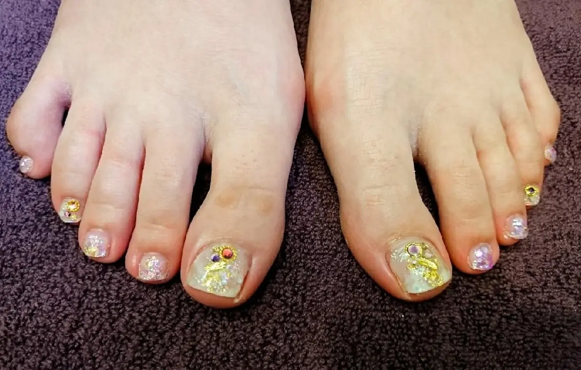 ネイル フットネイル 持ち込み みー shakushiroのネイルデザイン