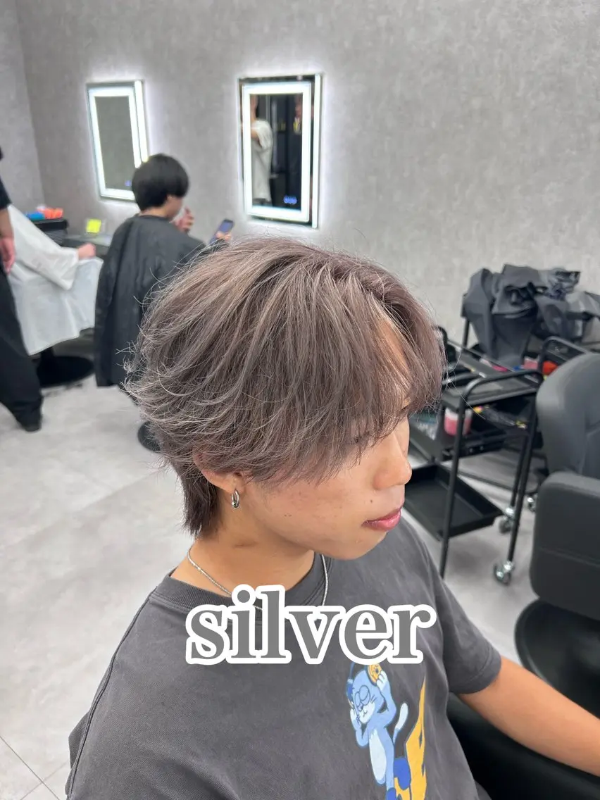 ショート カラー パーマ メンズ カット ヘアカラー メンズ縮毛矯正/ パーマ👑YUTAのヘアスタイル