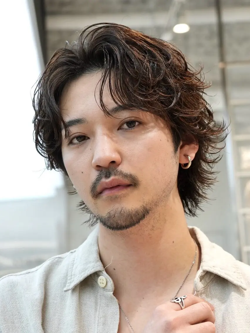 パーマ メンズ 安藤幹人 メンズパーマのヘアスタイル