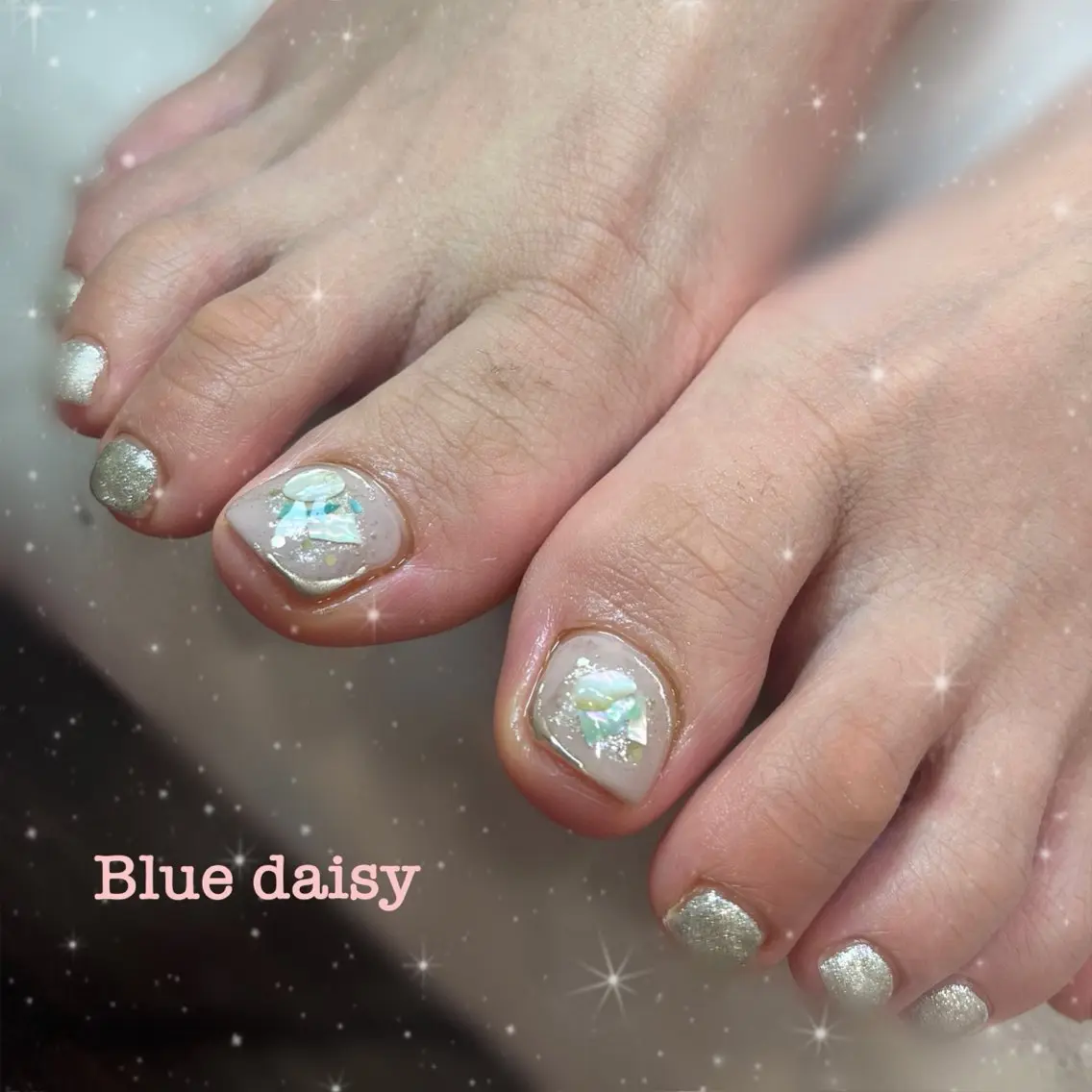 ネイル アートネイル フットネイル フットネイル BlueDaisy 栄本店のネイルデザイン