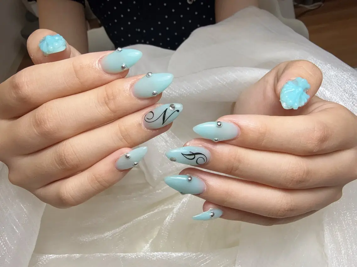 ネイル フレンチネイル グラデーション 韓国ネイル マグネットネイル ワンカラーネイル ハンドネイル Jang Nailのネイルデザイン