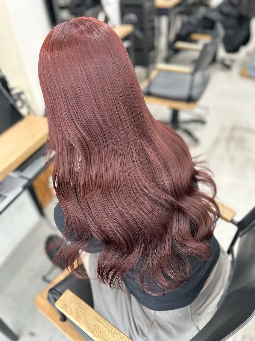 ミディアム カラー ヘアアレンジ カット ヘアカラー 🧸艶々韓国ヘア 🧁mizunaのヘアスタイル