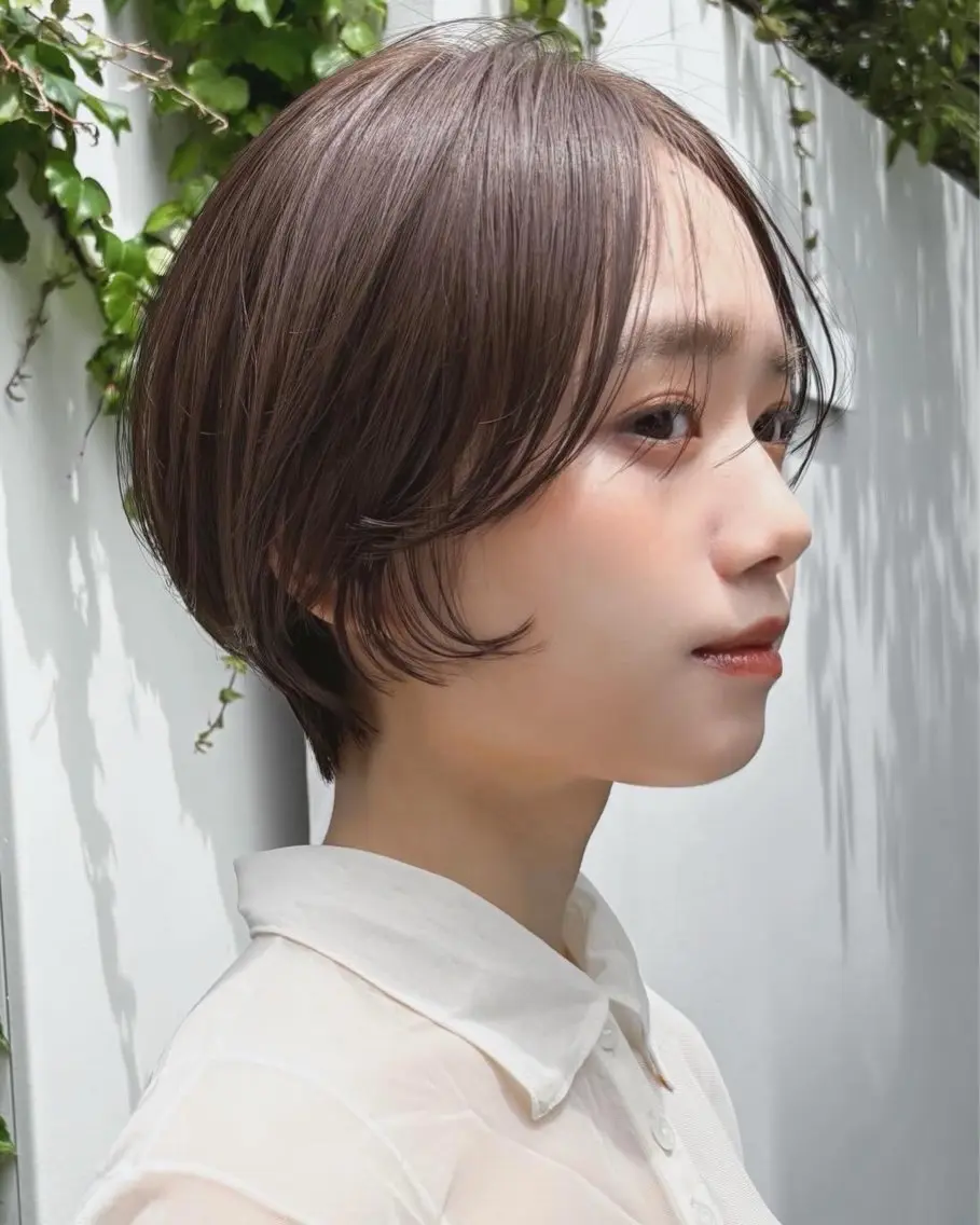 ショート カラー カット ヘアカラー 渡邊 百咲のヘアスタイル