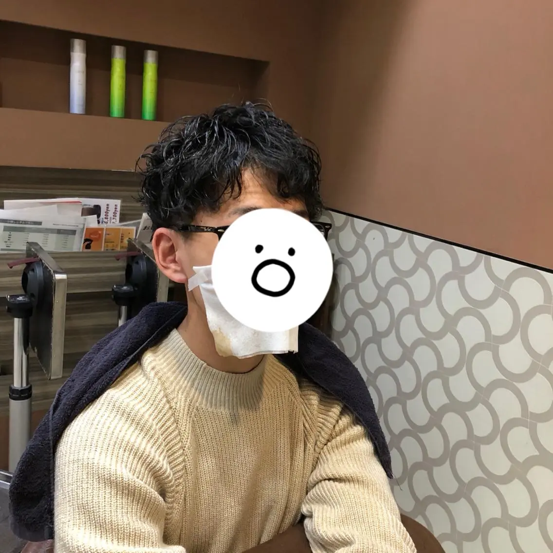 ショート パーマ スパイラルパーマ 大人メンズヘア アドバイザーkaiのヘアスタイル
