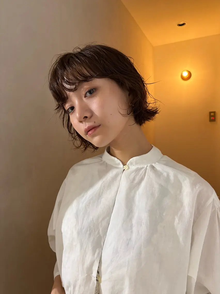 ショート カット パーマ FILMS 綾菜のヘアスタイル