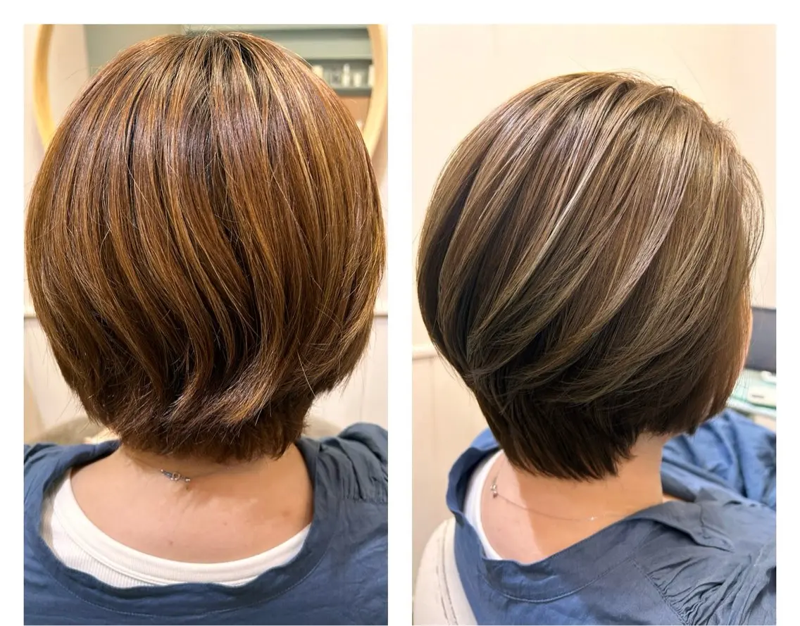 ショート カット ヘアカラー 縮毛矯正 トリートメント ✨メテオ　髪質改善✨ シバタのヘアスタイル