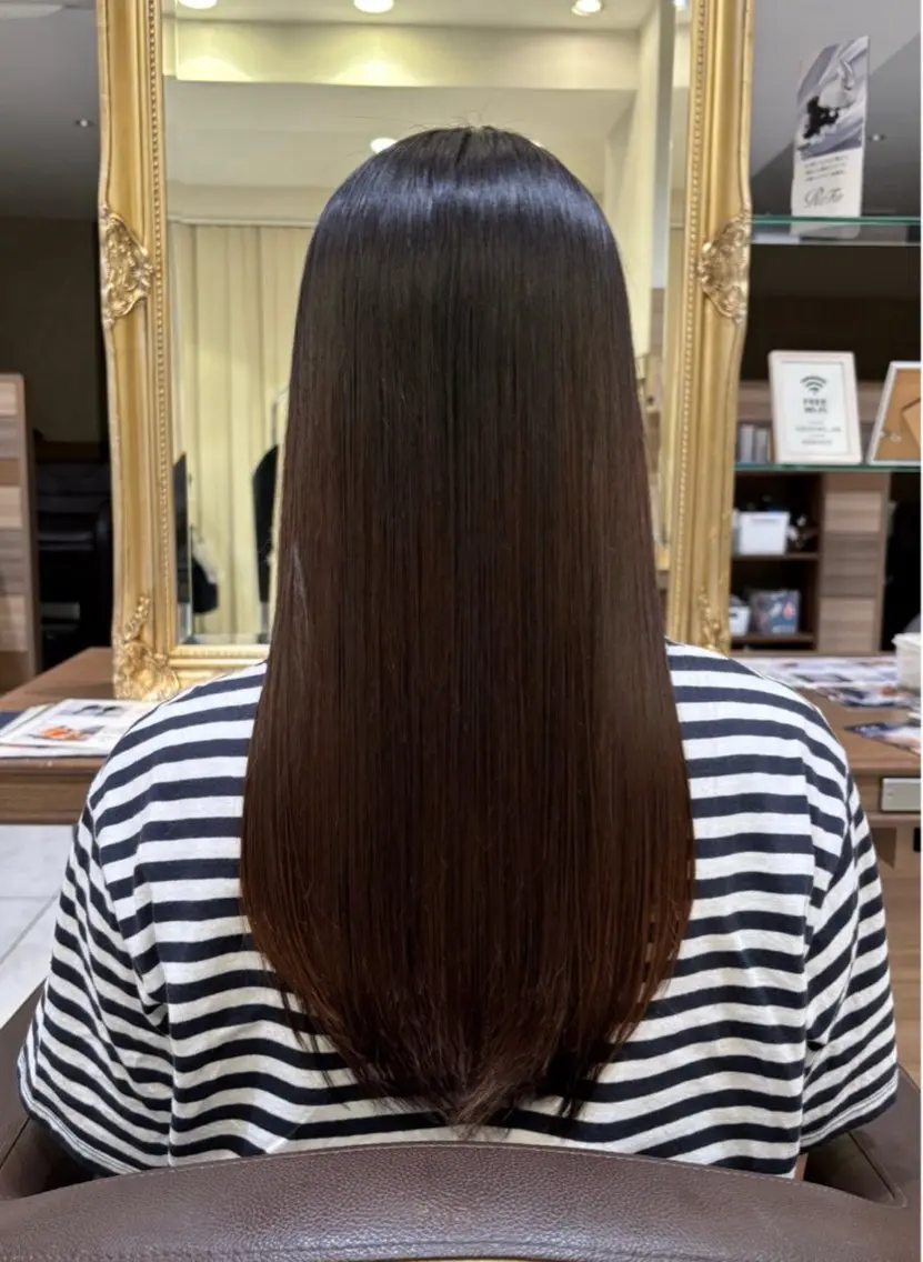 ロング パーマ 縮毛矯正 ⭐️モデル募集中⭐️ ⸝⋆🪐遠藤 青葉のヘアスタイル