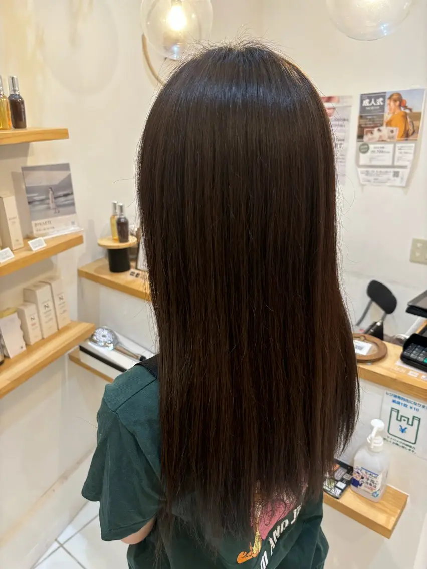 ロング 縮毛矯正 トリートメント 大船/レイヤーカット Kananiのヘアスタイル
