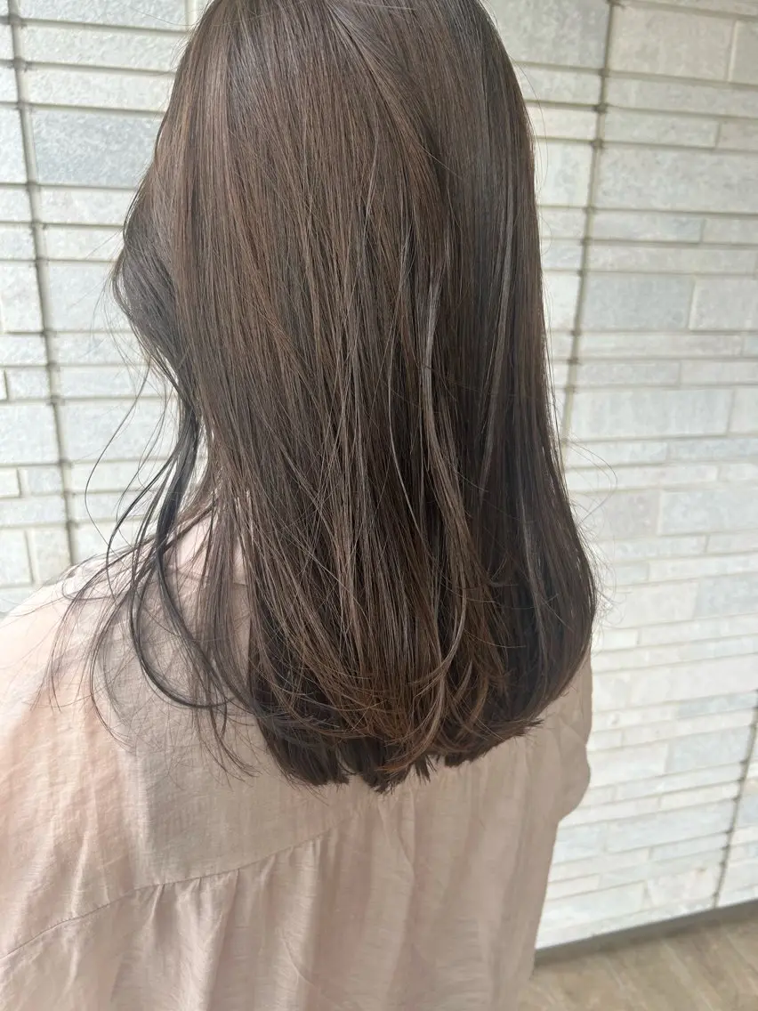 ロング カラー カット ヘアカラー トリートメント 💛🤍U too e’s /店長🧸のヘアスタイル