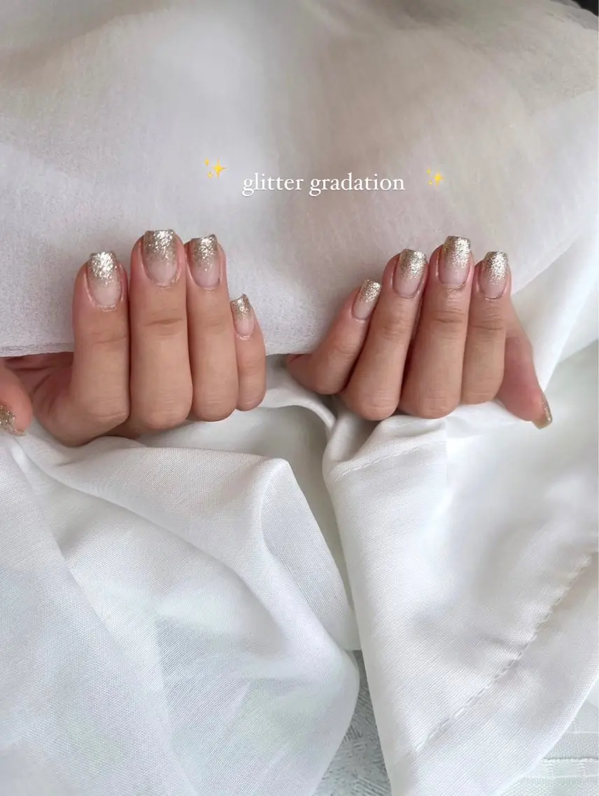 ネイル キラキラネイル ラメ(グリッター) ラメグラデーション Rich+nail Mayuのネイルデザイン