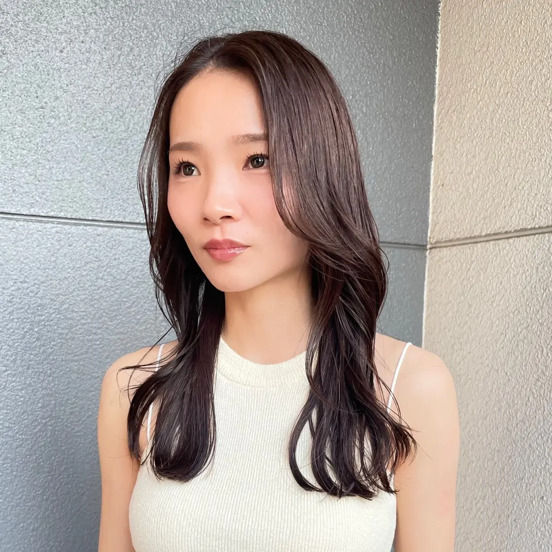 ロング カット ヘアカラー ブリーチなし/透明感 カラー/miyouのヘアスタイル