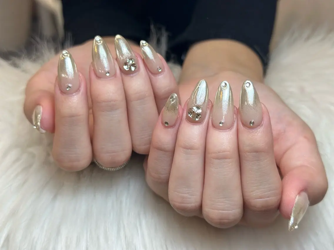 ネイル アートネイル ジェルネイル マグネットネイル ハンドネイル JennNail_ マオのネイルデザイン