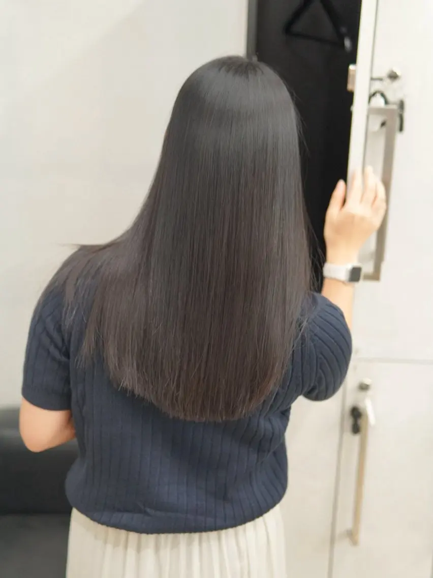ロング トリートメント 無料カットモデル/ 髪質改善/角田 龍汰のヘアスタイル