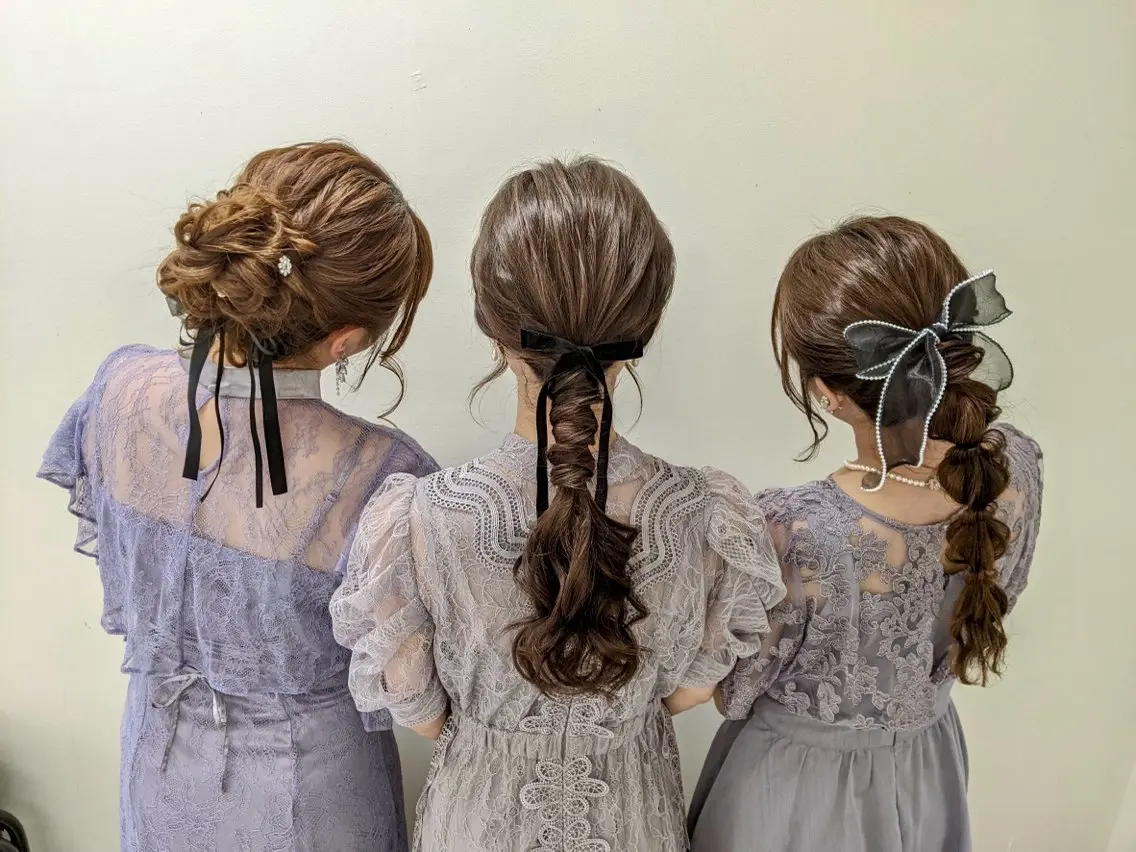 ヘアアレンジ ヘアセット ヘアセットサロン ココのヘアスタイル