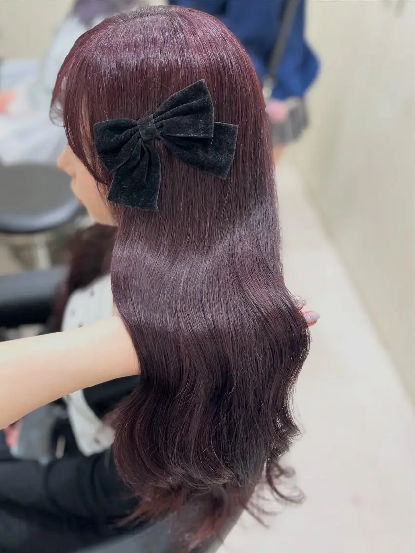 カラー ヘアカラー トリートメント ベージュ・ラベンダー カラー🎀りりのヘアスタイル