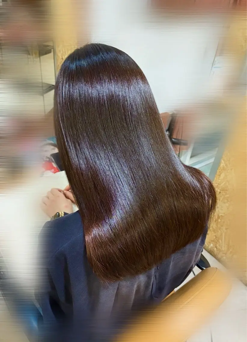 セミロング 髪質改善 NOA 曽田のヘアスタイル