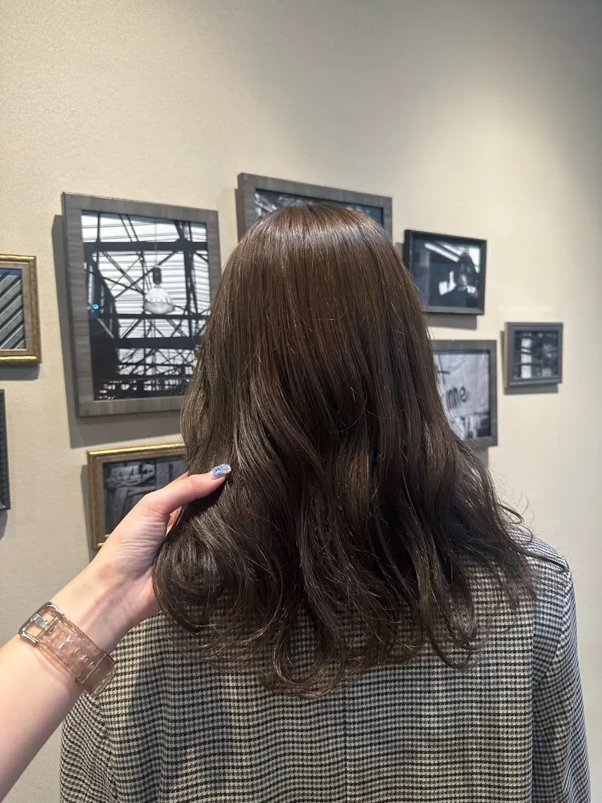 セミロング カラー Sara newi 🎀透明感🎀のヘアスタイル