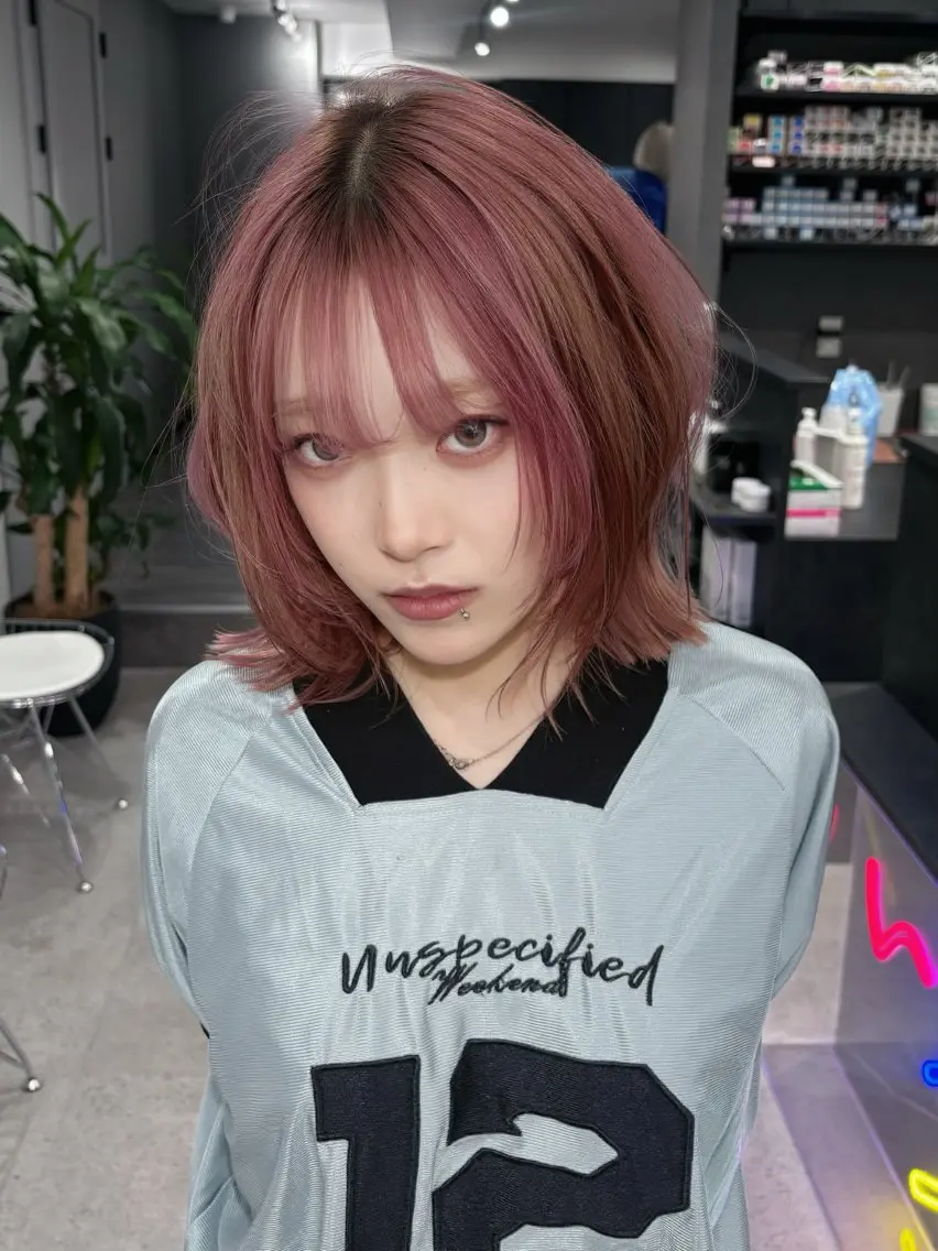 カラー ヘアカラー トリートメント 伊藤 陽菜のヘアスタイル
