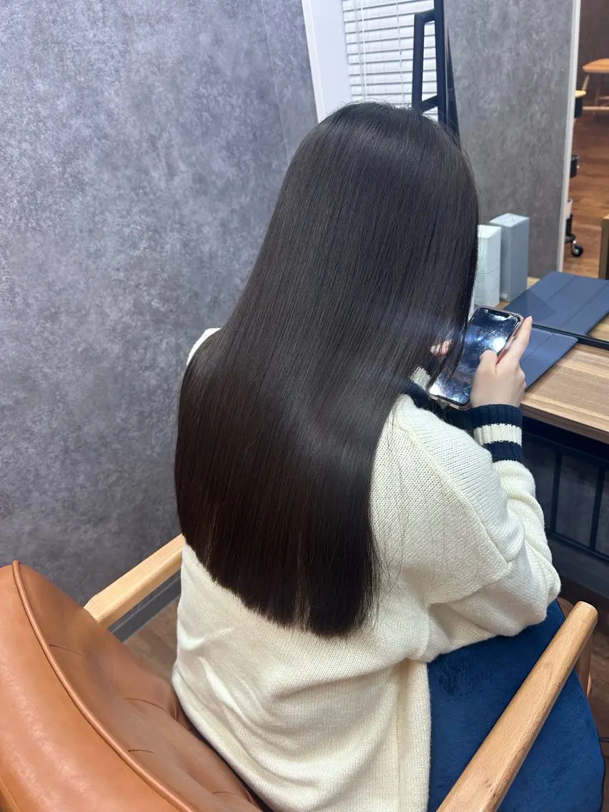 ロング カット トリートメント ヘアセット cocoa船橋🦄 chinamiのヘアスタイル