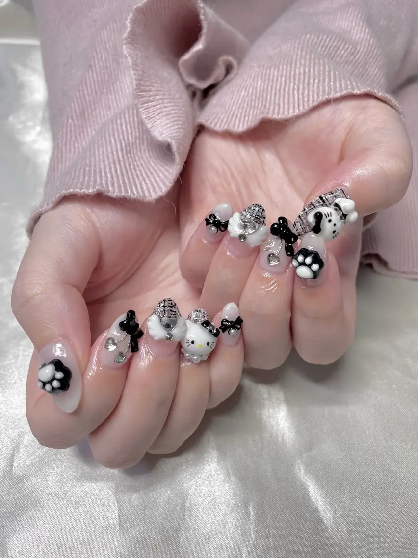 ネイル 長さ出し ハンドネイル RUMI nailのネイルデザイン