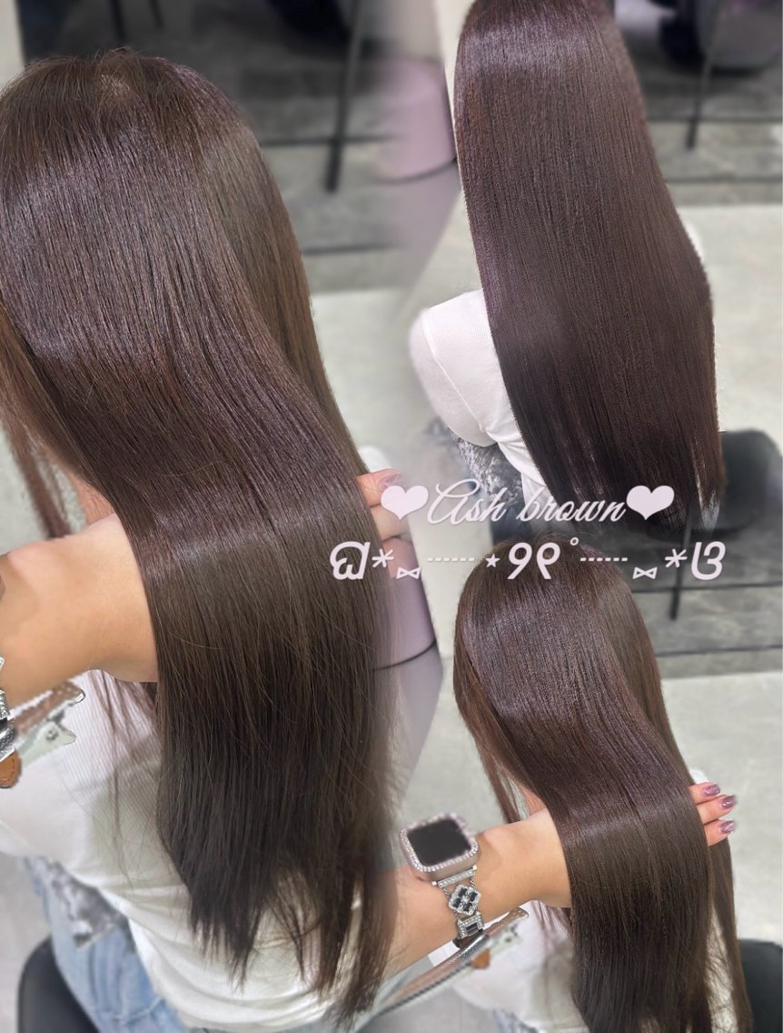 ロング カラー アッシュ アッシュブラウン ブラウンカラー ヘアカラー Nana /Xena riaのヘアスタイル