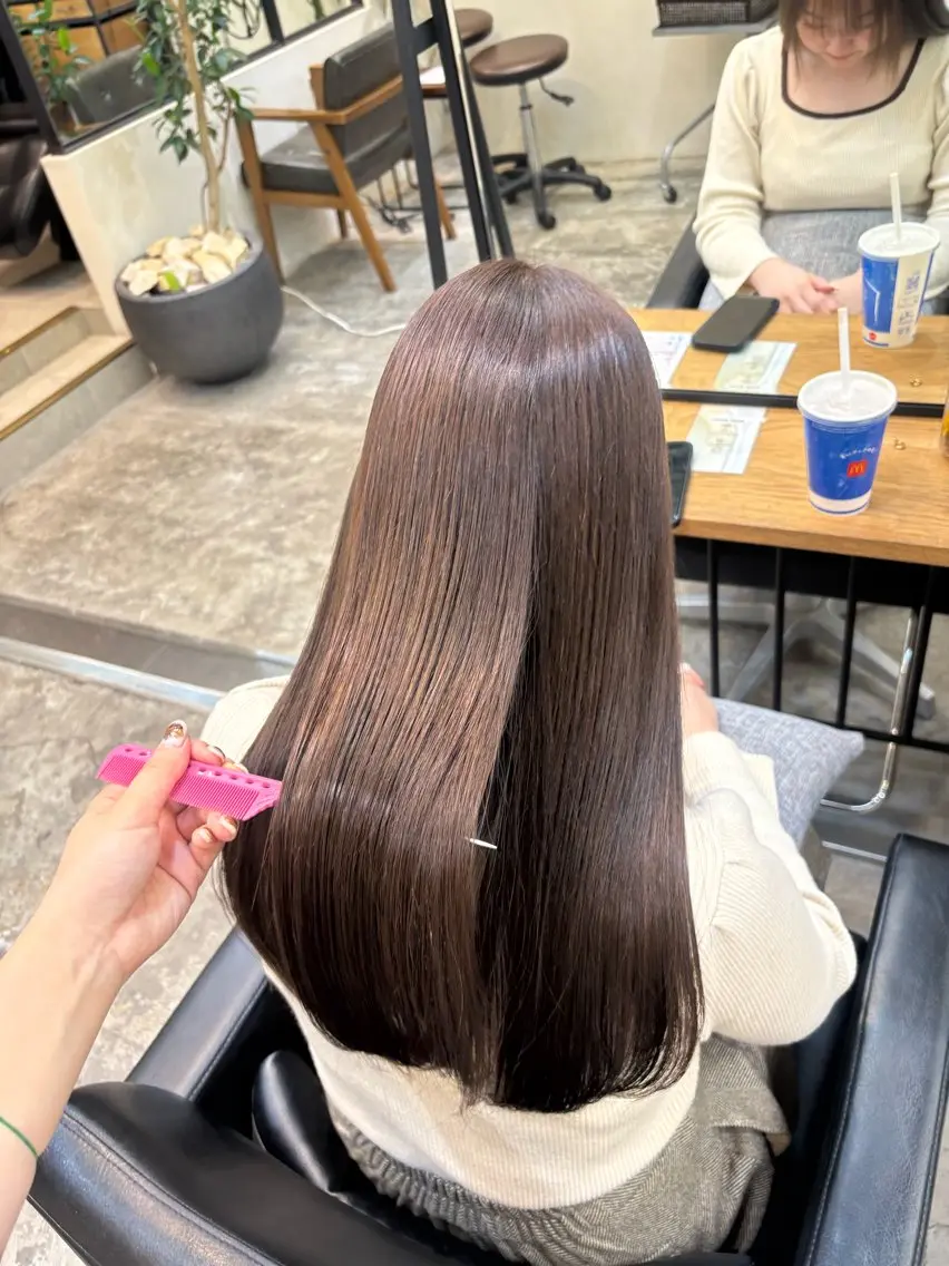 カラー グレージュ ヘアカラー 🐰メンズカット 募集中/ゆな🐰のヘアスタイル