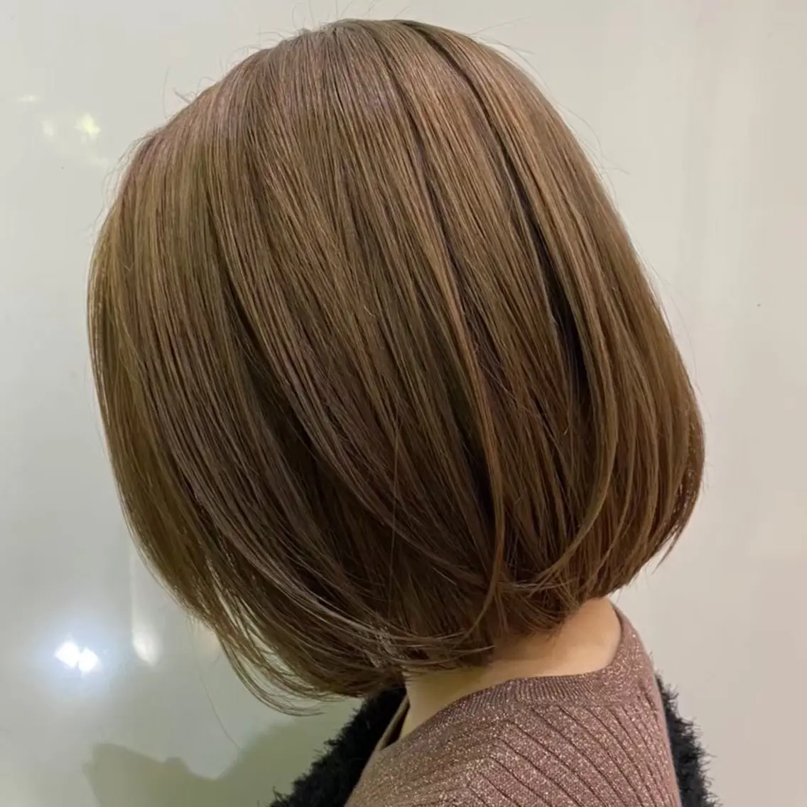 カラー ショート 縮毛矯正/ワンカラー モデル募集🫧羽夏のヘアスタイル