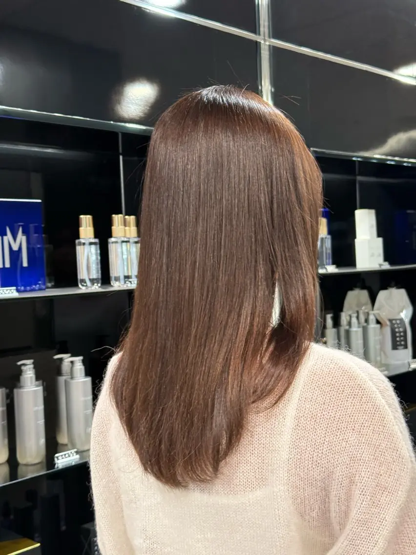 セミロング 三輪 隼大のヘアスタイル
