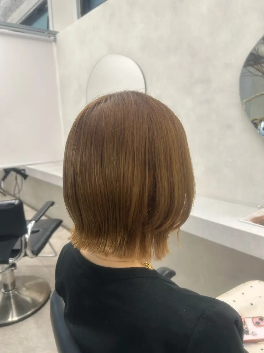 ショート ヘアカラー 🎀HARU/透明感 ダブルカラーのヘアスタイル