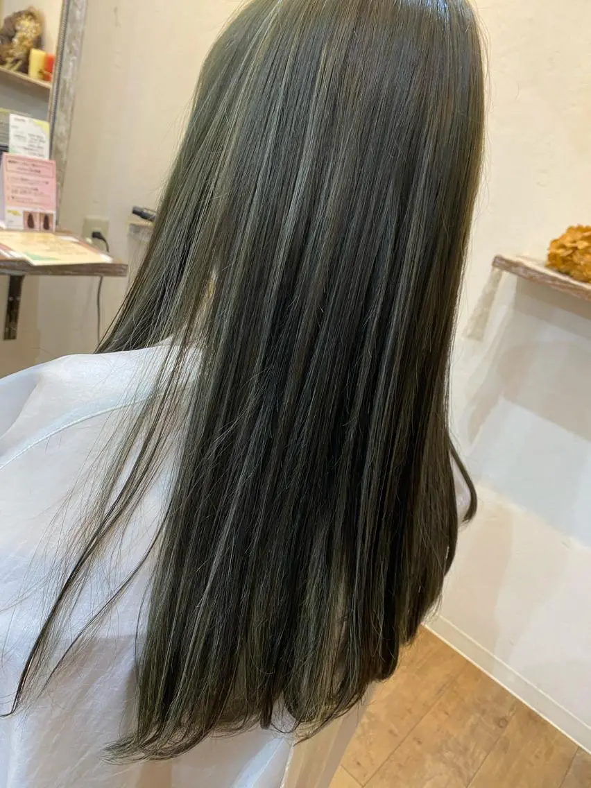 🌿似合わせカット+透明感カラー+クイックトリートメント🌿の写真