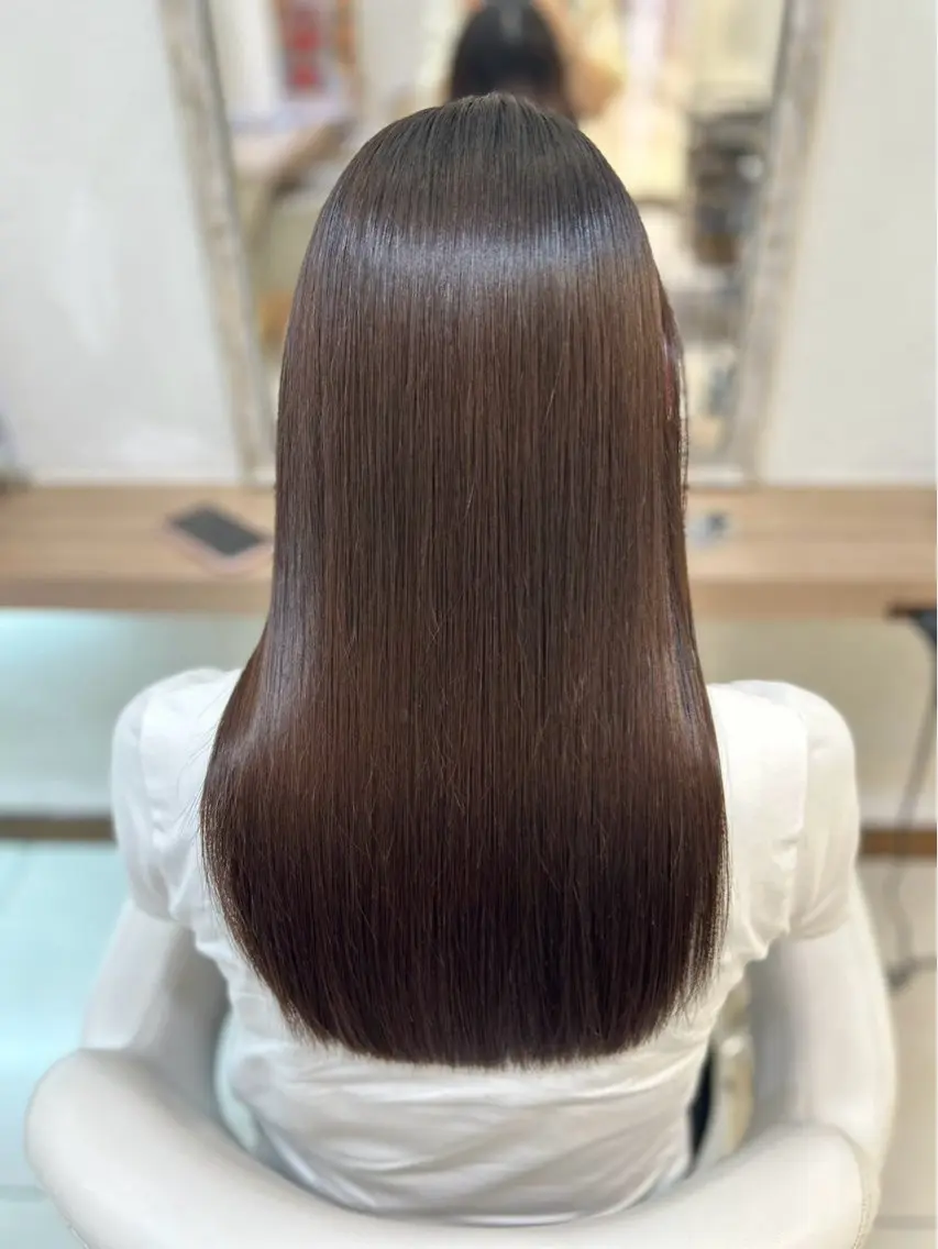🌸全体カラー+5step髪質改善トリートメント🌸の写真