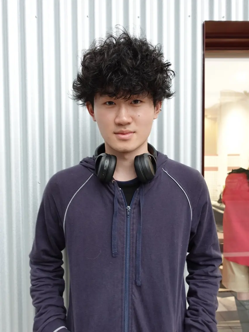 ミディアム パーマ メンズ トレンドヘア◎ 店長 清原佑太のヘアスタイル