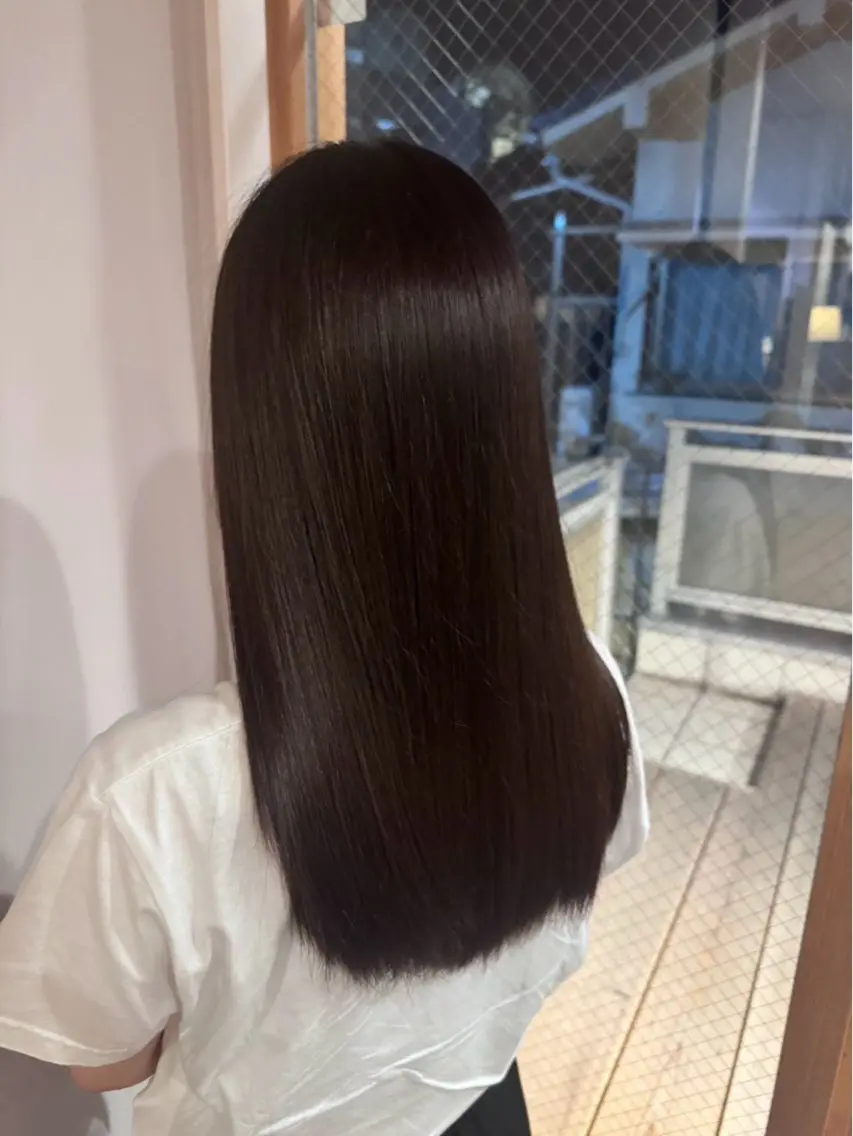 縮毛矯正の写真