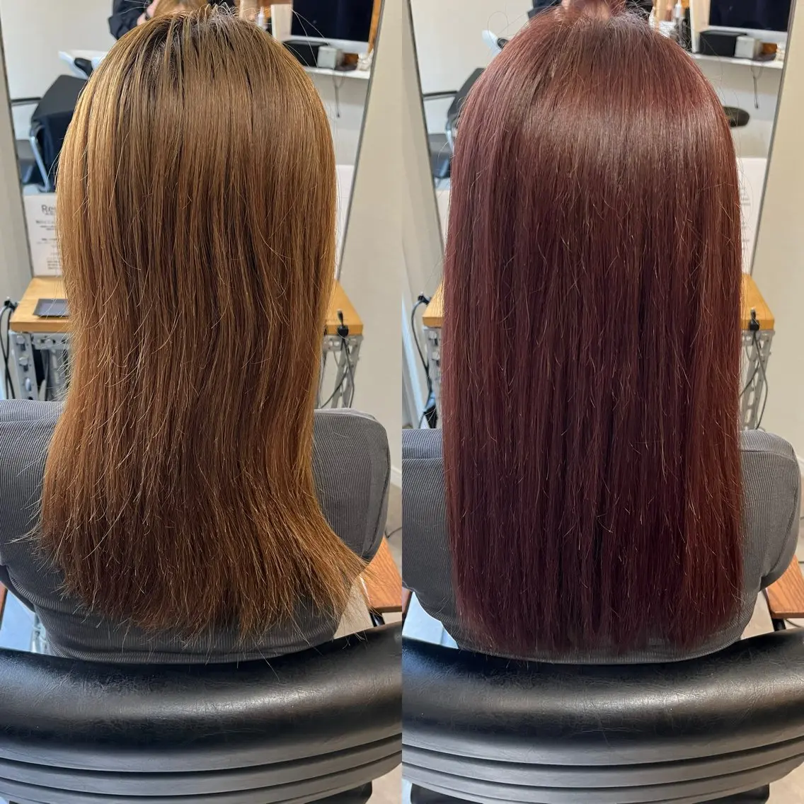 セミロング カット ヘアカラー トリートメント OFF YUYAのヘアスタイル